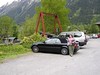 rental car in Chamonix in the French Alps