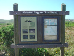 Abbotts Lagoon - Sign