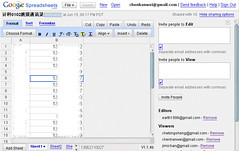 Google Spreadsheets Contact