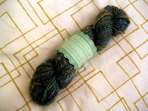 handspun yarn from secret pal