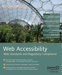 cover of Web Accessibility: Web Standards and Regulatory Compliance