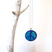 Ibiza - Peace in Blue - Felted pendant