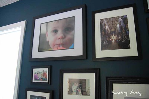 Navy Gallery Wall- Anything Pretty