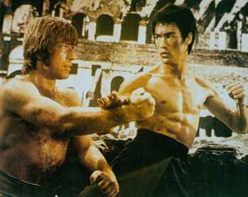 Chuck Norris y Bruce Lee