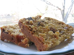 Pistachio and Dried Fruit Cake with Orange