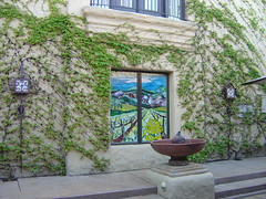 Robert Mondavi Winery - Yard window