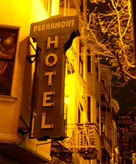 The Perramont Hotel’s street sign