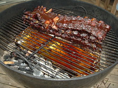 Side shot of Dad's Famous Ribs