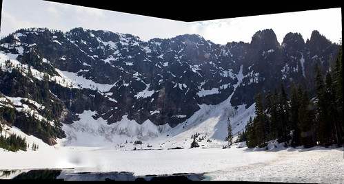A Photosynth stitched panorama of Mt. Pilchuck at Lake 22