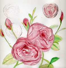Rose sketch by Hanna Andersson 