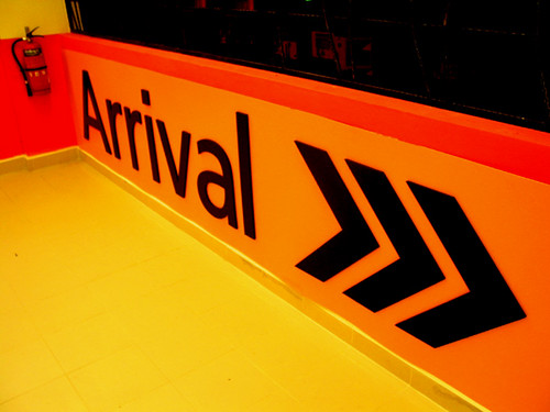 Arrival in Budget Treminal