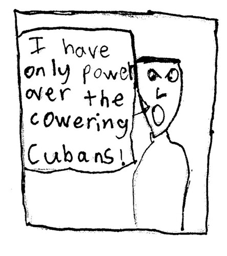 cowering cubans