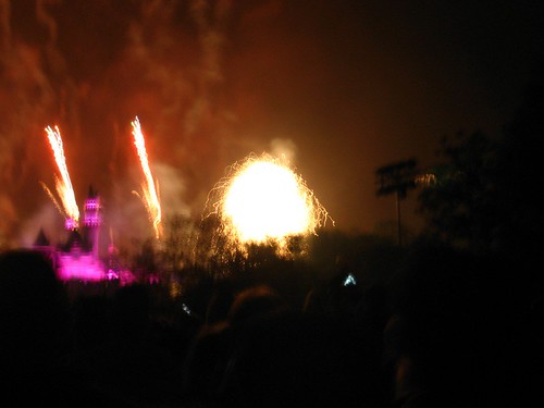 fireworks at Disney, or Shock and Awe?