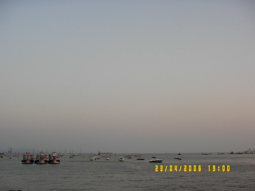 The Mumbai Harbor at The Gateway of India