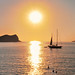 Ibiza - sunset sea sky tramonto mare ibiza cielo eivissa cala conte veliero baleari
