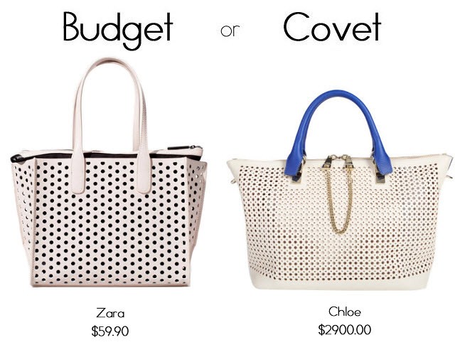 perforated budget or covet copy