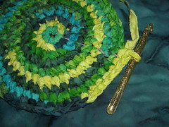 circular crochet rug