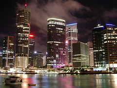 Brisbane city lights