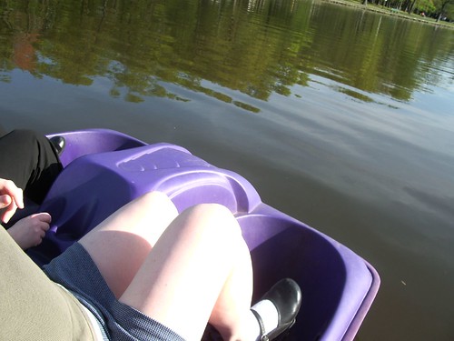 paddleboating