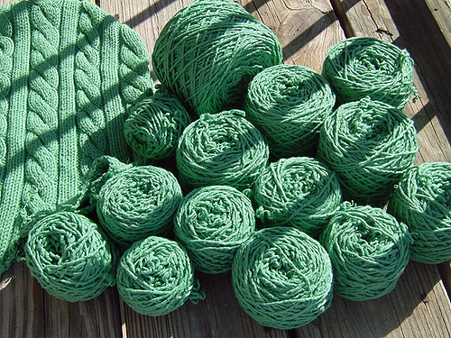 Yarn from the Green Monster
