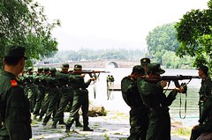 Troops at West Lake