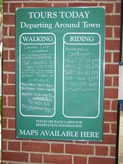 Annapolis Visitors Center, list of tours