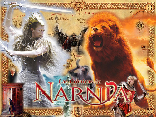 composición original, si la quieres, la bajas. El mapa de Narnia al fondo.