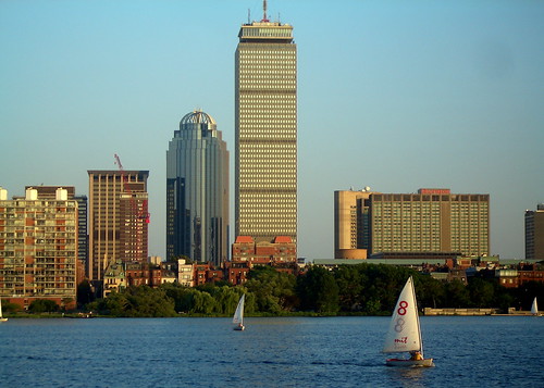 Sailboats on the Charles