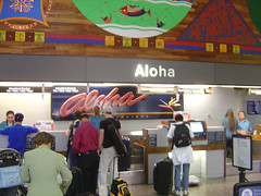 Aloha Airlines - Checkin Honululu Airport