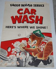 Eager Beaver Car Wash poster