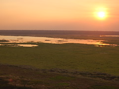 Sunset on the floodplain from Ubirr Lookout