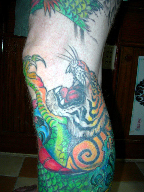 Some More Color To This Tattoo In June It Is Just About Finished Now