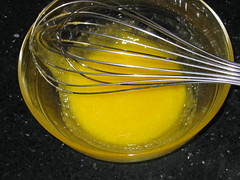 Egg yolks and sugar