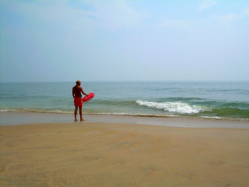 Hottie lifeguard on the beach