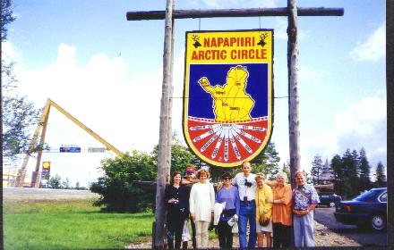 Napapiiri at the Arctic Circle, Finland- Aug. 1998