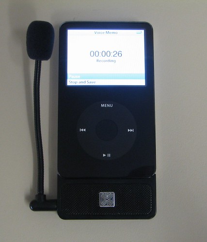 XtremeMac MicroMemo Microphone Plugin for iPod Video