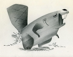 Ray Patin Beaver animation drawing