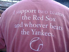 I support two teams: The Red Sox, and whoever beats the Yankees
