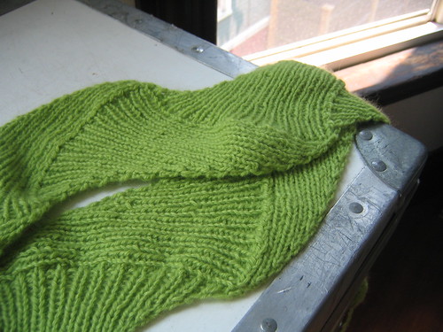 cashmere snake scarf complete!