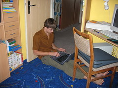 computer in dirks old room