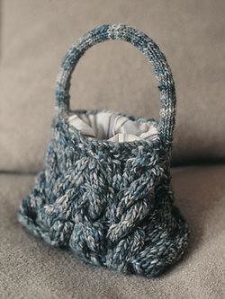 cabled purse