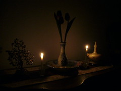Candle lit photography