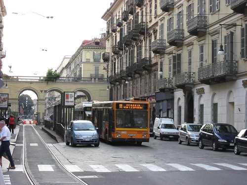 Turin, Italy Street Scene