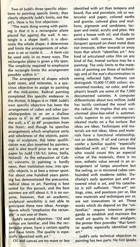 Jo Baer's letter to Artforum,  September 1967