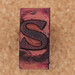 rubber stamp letter  s