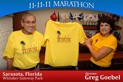 11-11-11 Marathon Sarasota Florida.