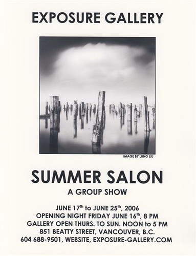 Exposure Gallery Summer Salon flyer