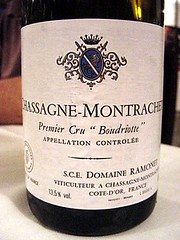 Domaine Ramonet Chassagne-Montrachet Premier Cru La Boudriotte 2004