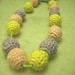 crochet beaded necklace