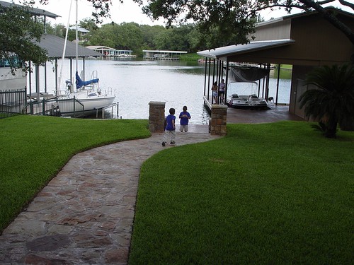 Leading down to the dock